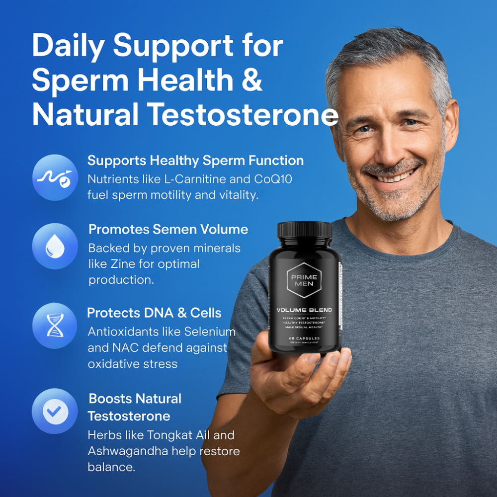 Sperm Health & Natural Testosterone Capsules
